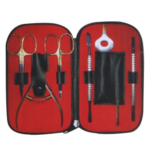 Manicure Set Leather 