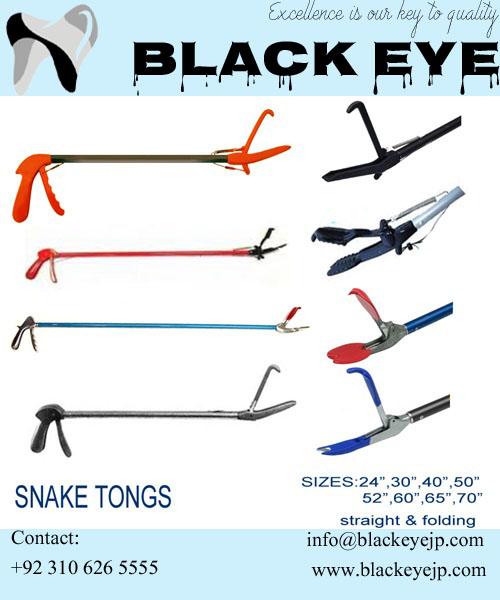 Snake tongs